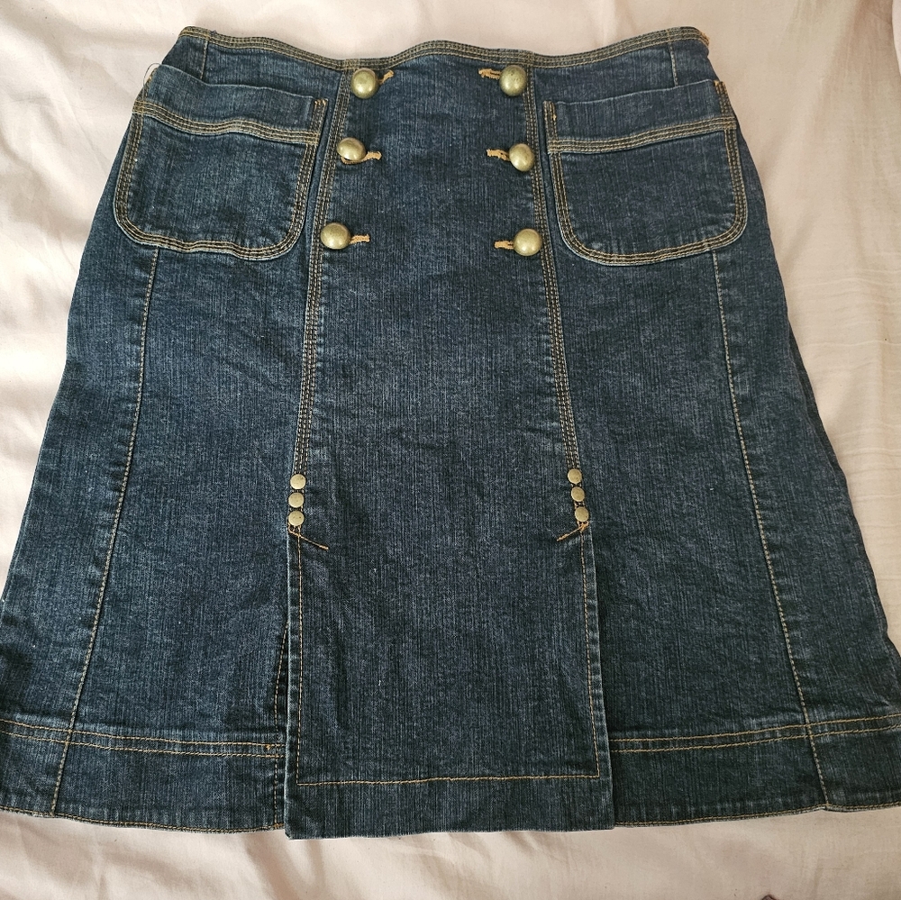 INC International Concepts Denim Skirt